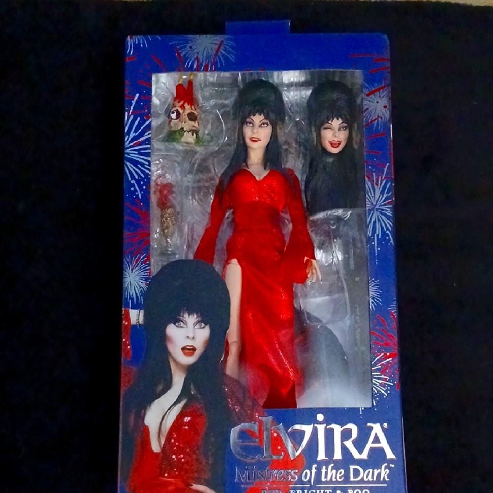 Elvira Mistress of the Dark Action Figure - Red Dress